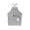 Canvas Denim Apron for Florists, Coffee Shops, and Restaurants - New Fashion Style for Baking & Work.