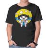 Unisex Crew Neck T-Shirt Summer Princess Graphic Short Sleeve Casual Tee