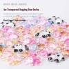 Cute Candy Bear 3D Nail Art Decorations (20 Pieces) - Translucent Resin Flat Bottom