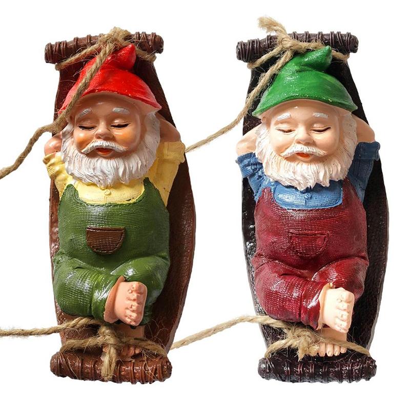 Pandantiv din rășină în aer liber cu barbă albă, bătrân, fermier, pitic cu picioare, grădinărit, grădinărit, casă, mașina, decorare, artizanat, cadou