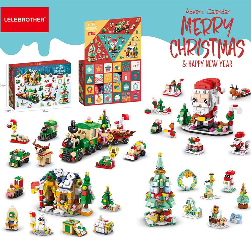Christmas Tree Surprise Building Blocks: Creative Educational Toy Ornaments & Gifts for Children