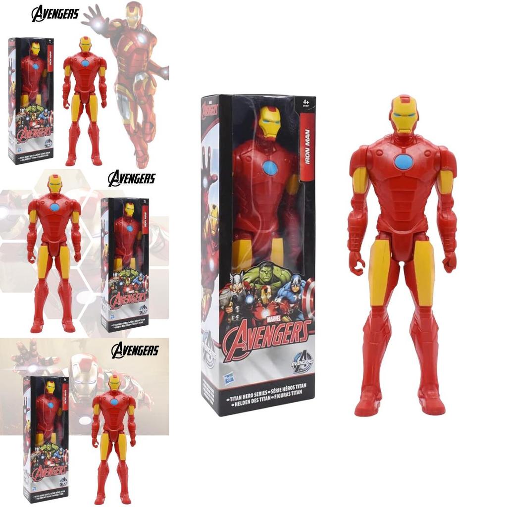 12 Inch Captain America Action Figure Plastic Material 29cm Height New Iron Man Design