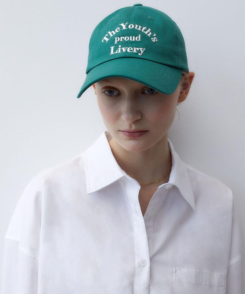 ITER Embroidery Slogan Cotton Ball Cap_Black