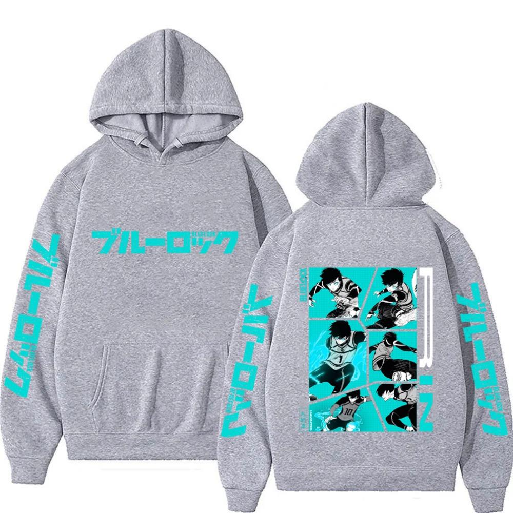 Blue Lock Itoshi Rin Men Hoodie New Fashion Women Sweatshirt Cartoon Japan Style Anime Spring Autumn Couple Pullover Tops