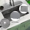 Anti-Splash Kitchen Silicone Faucet Mat Foldable Faucet Drain Pad Sink Faucet Mat  Washbasin