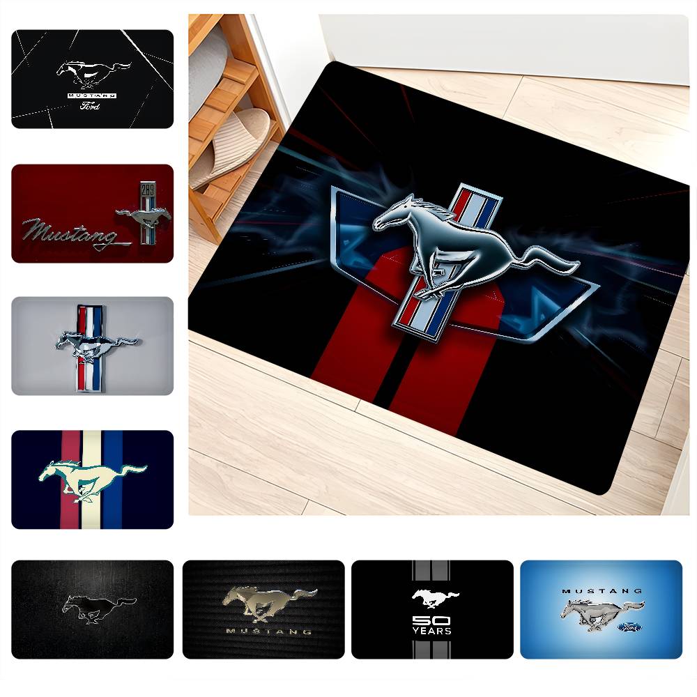 Horse Mustang Hallway Carpet Washable Non-Slip Living Room Sofa Chairs Area Mat Kitchen Doormat Area Rug