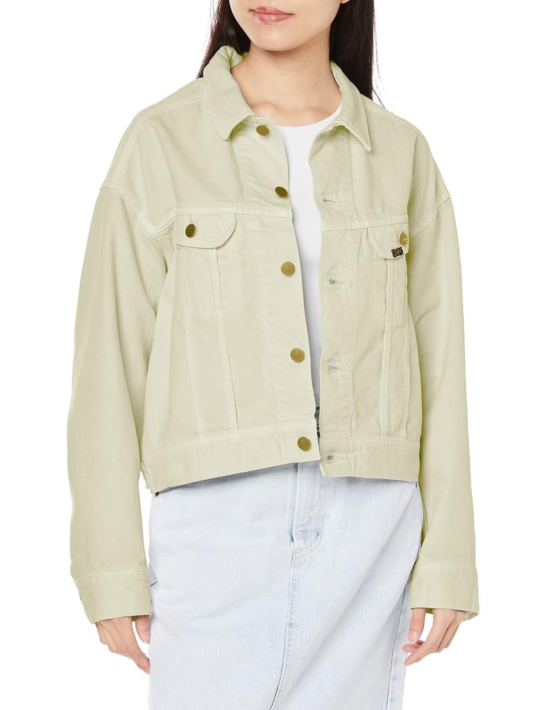 Lee Official Standard Wardrobe Denim Size Women's Jacket, Lime, LL2659-148