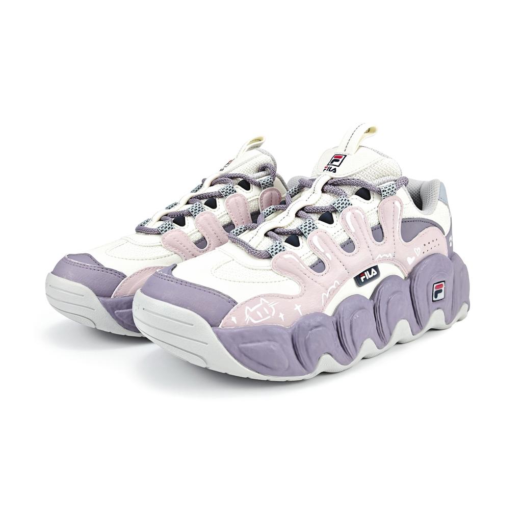 FILA Croissant Glutinous Meowth Trail Cushioning Abrasion Resistant Breathable Low top Chunky Sneakers Women's F52W541189FWA(Team1838-)