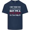 Cycling I Dont Mean to Be Awesome Cyclist Unisexs Light Cotton TShirt