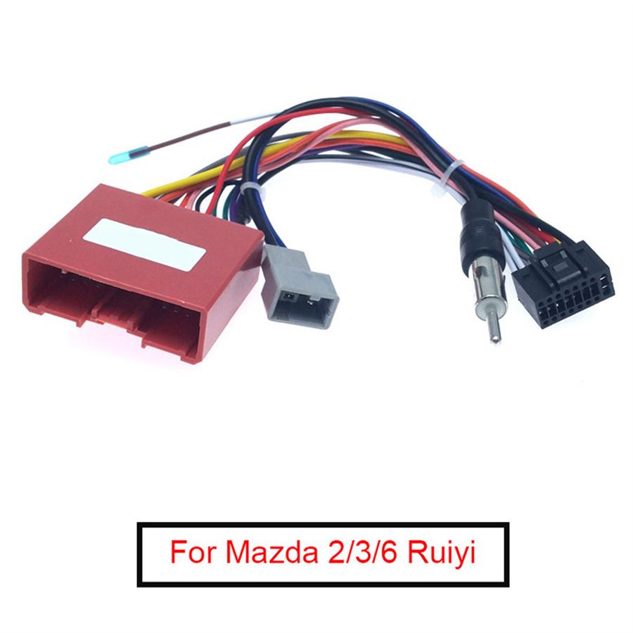 Pro Mazda 2/3/6 Ruiyi 16PIN Rádiový Audio Stereo Kabel Svazek Konektor
