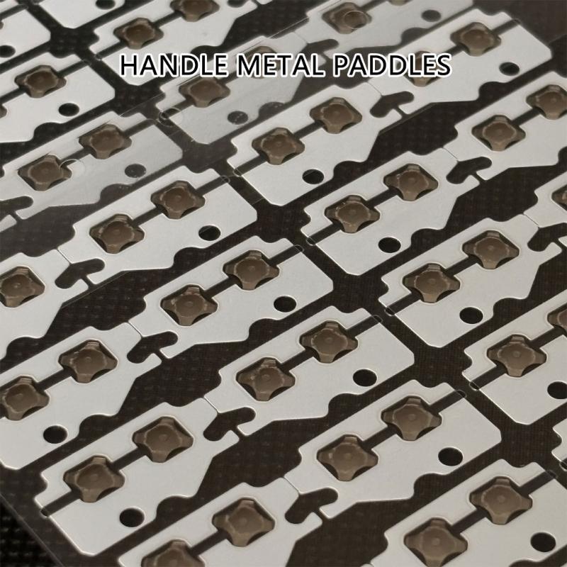 Spielgriff Paddel Rückseitentaste Aufkleber Controller Richtungstaste für One 2 Gamepad Rückseitentasten Aufkleber