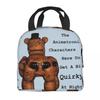 FNAF At Freddys Product Insulated Lunch Bag For Picnic Food Storage Bag Leakproof Thermal Cooler Lunch Boxes