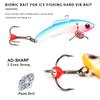 1PCS Lure Bait Outdoor Fishing Artificial Plastic Bait Ice Fishing With 3D Eyes Fishing Supplies Fishing Tackle 4\.3CM/5CM/5\.5CM