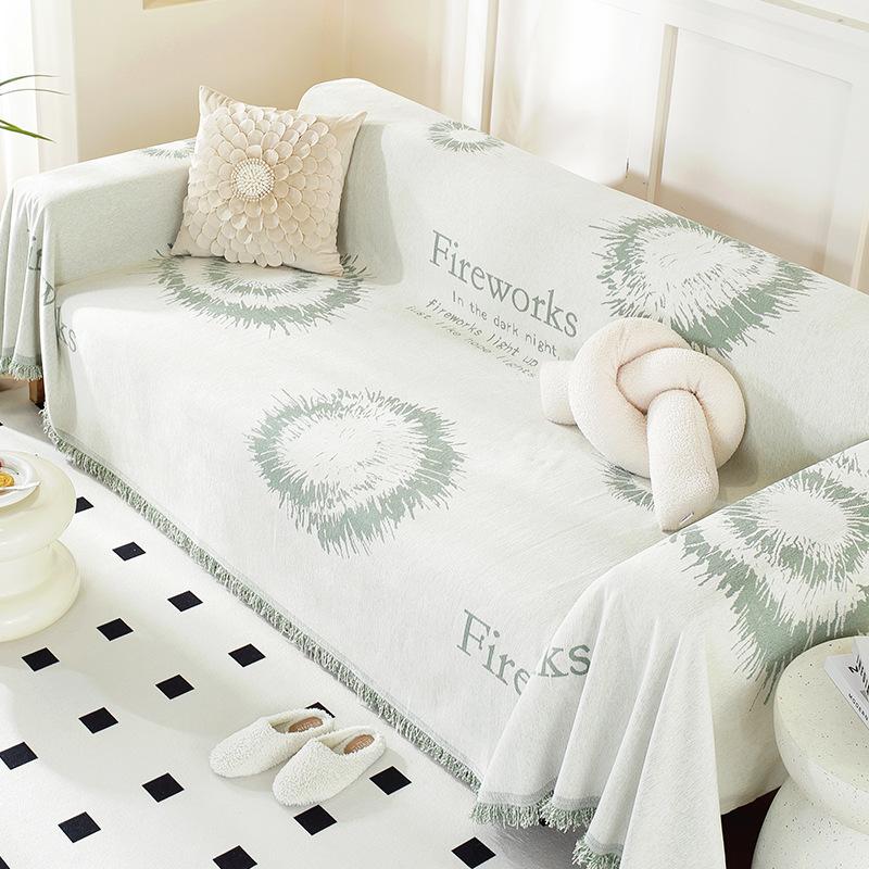 

Nordic Minimalist Sofa Towel Chenille Anti Cat Paw Non Slip Sofa Cover All Inclusive Sofa Cloth 180*130cm