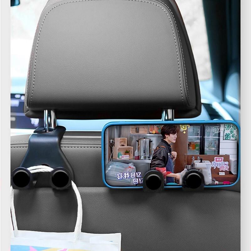 Car Seat Back Hooks Hanger Interior Accessories Bag Holder Car Top Plastic Hook Car Seat Back Headrest Mount Bag Bottle Sundries Hanger