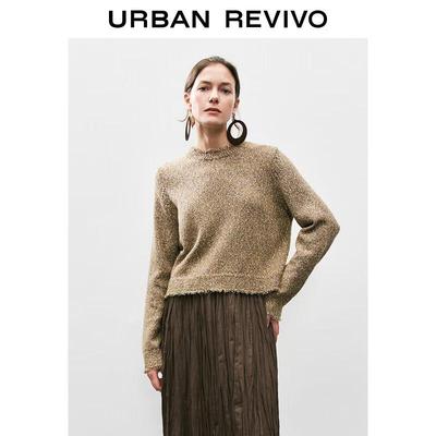 UR Women's Autumn/Winter Textured Knit Sweater