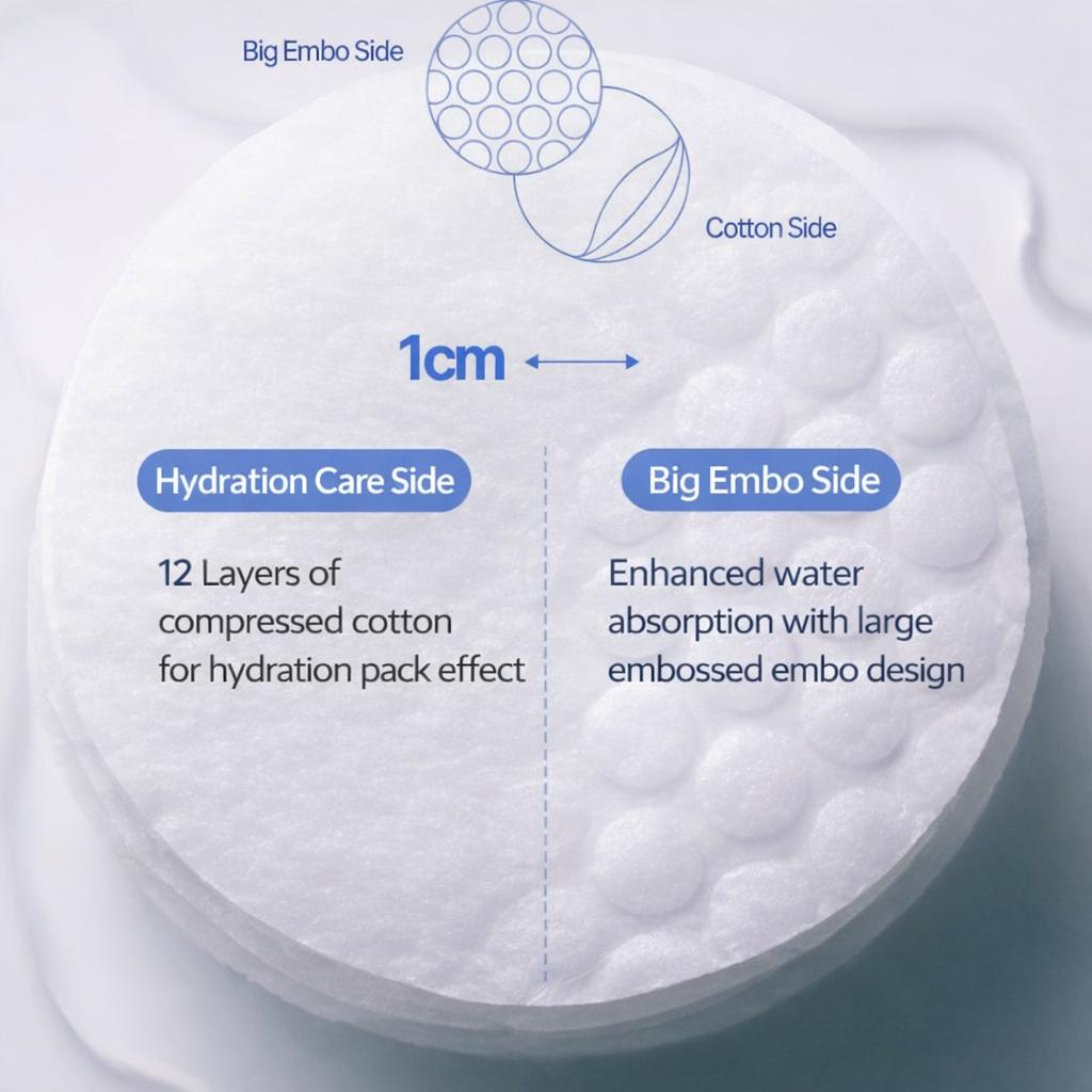 Dermatory Hyaluron Moisture Embo Toner Pad 60 Sheets