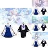 Genshin Impact Cosplay Outfit For Klee Featuring Cute And Vibrant Blue And Black Colors