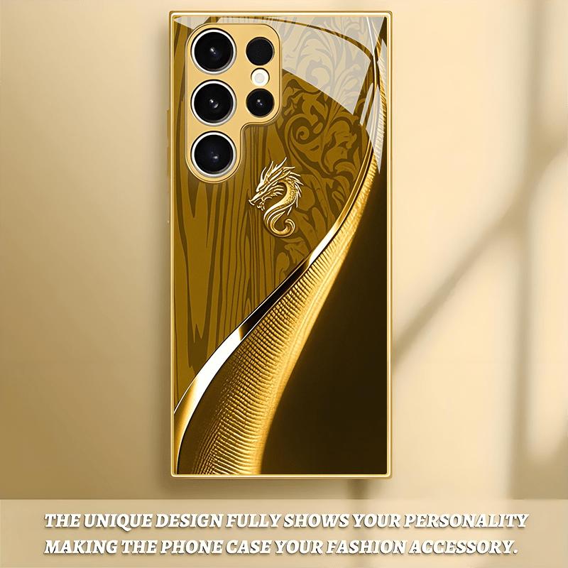 Coque de téléphone haut de gamme en verre plaqué et TPU pour Samsung Galaxy S26 S25 S24 S23 S22 S21 FE Ultra Plus Résistante aux chutes