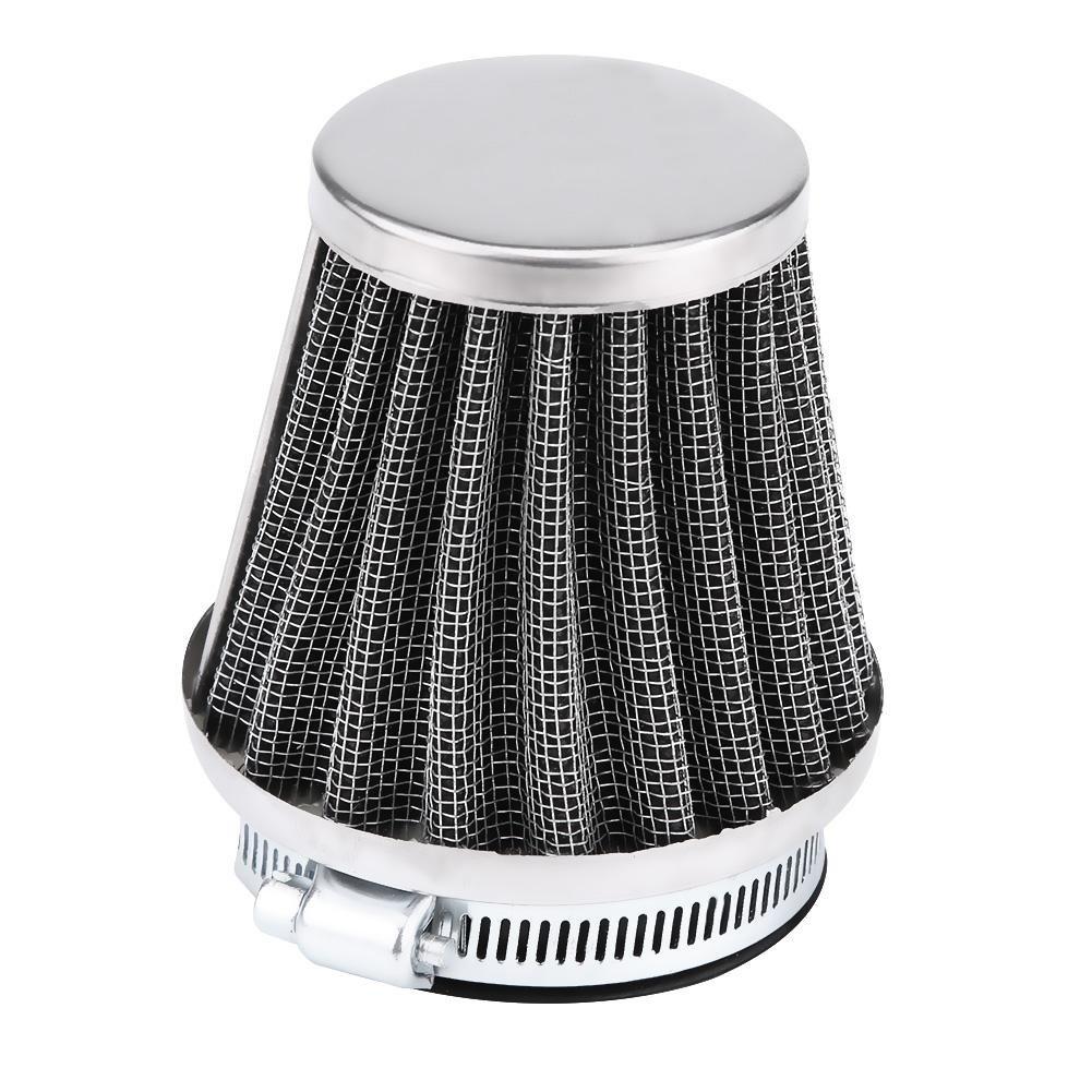 Qiilu Power Filter Air Intake Filter for Honda Kawasaki Yamaha (42MM)