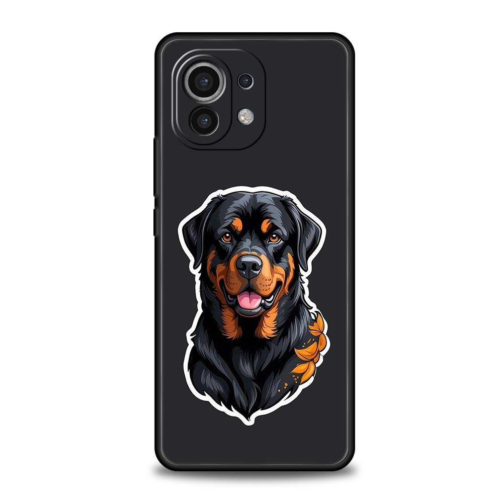 Rottweiler Dog Phone Case For Xiaomi Mi 17 15T 15 14 14T 13T 12T Pro 12 13 Lite 5G 11T Poco X6 X7 X5 Pro Soft Cover