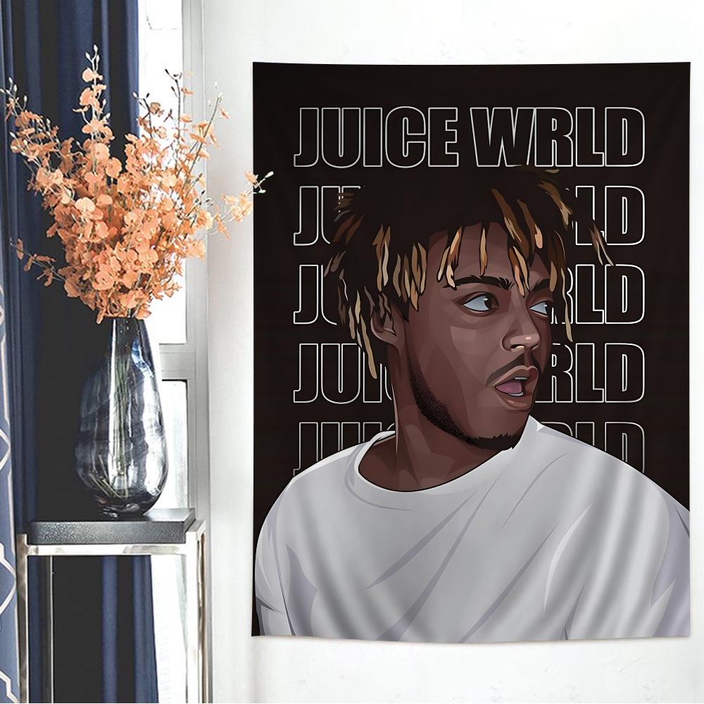 RAP WRLD Juice Anime Hippie Tapestry Features anime artist vibes fits living roomhomedorm decor ideal for wall hanging