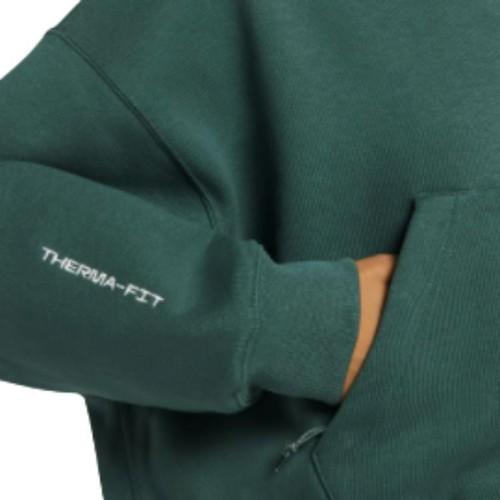 Nike Letter Pattern Hoodie Long Sleeve Sweatshirt for Women In Green