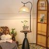 Adjustable Retro Orange Crescent Floor Lamp for Living Room, Bedroom, or Sofa Corner