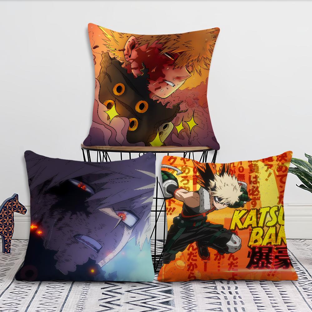 Katsuki Bakugo My Hero Kissenbezug Für Kissen Sofa Druck Dekoration Zimmer Haus Büro Café Auto Nordische Schlichtheit