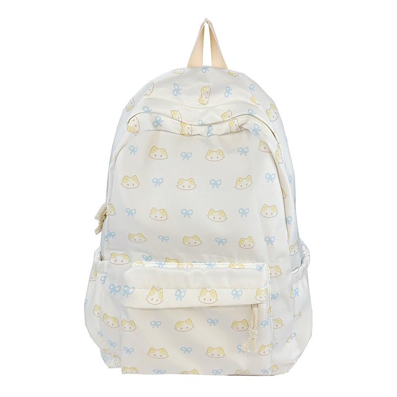 Backpack for women's high-end sense, simple and versatile student college student high-value and dirt-resistant junior high school student backpack