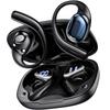 Bluetooth Wireless Earphones [2026 Noise-Canceling for Comfortable Calls] Bluetooth 5.4 Automatic Pairing LED Battery Level Indicator Industry's