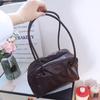 Anti-splash Water Square Underarm Bag Large Capacity Solid Color Shoulder Bag  School