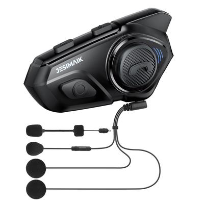 JESIMAIK R16Pro Motorrad Musik und FM Gleichzeitig Qualcomm 7mm Bequem Vollautomatische Verbindung 1500m Kommunikation IP67 Wasserdicht und Musik