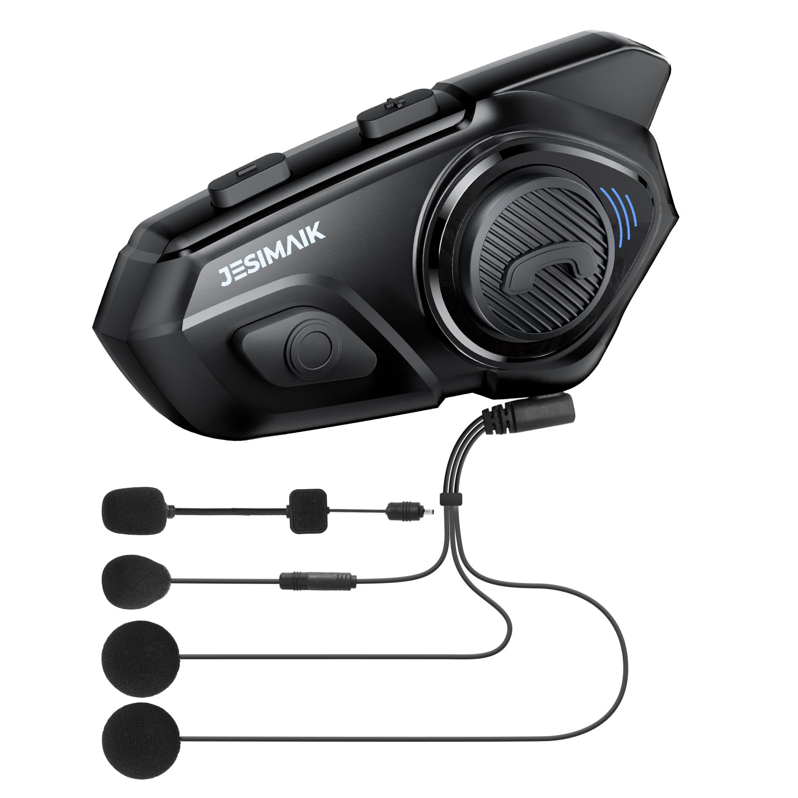 

JESIMAIK R16Pro Мотоциклетная музыка и FM одновременно Qualcomm 7 мм Удобное полностью автоматическое подключение 1500 м Связь IP67 Водонепроницаемый и Музыка чёрный