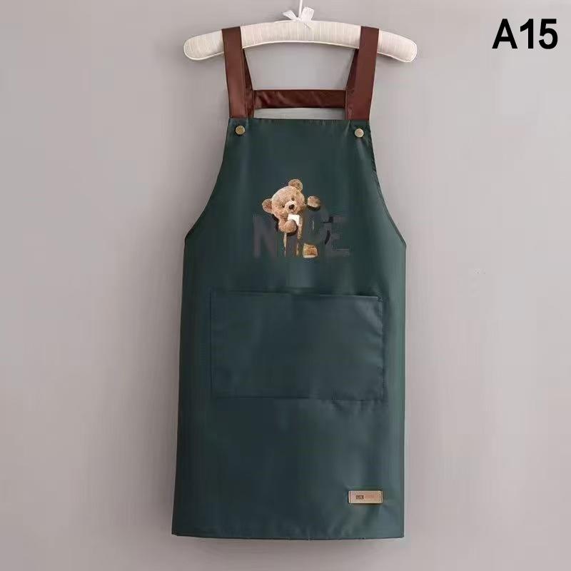 Odolná zástěra proti špíně Vodotěsná Velká kapsa Hotel Restaurace Kavárna Západní kuchyně Vaření Cukrářství Pracovní oblečení Zástěra