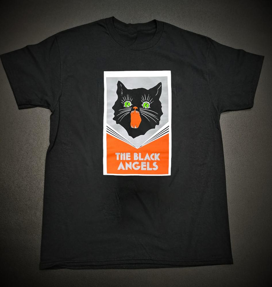 The Black Angels Band Cat Funny Gift For Fan S to 5XL T-shirt Unisex T-Shirt L