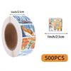 500 Sheets Winter Scene Stickers - Aesthetic DIY Decoration for Phones & Gifts