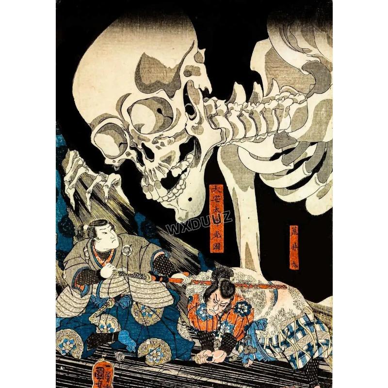 

Винтажные японские арт-постеры для путешествий Эстетика Сумо Пейзаж Волны Настенный декор Постер Украшение для дома Комнаты Холст 21cm×30cm NoFrame