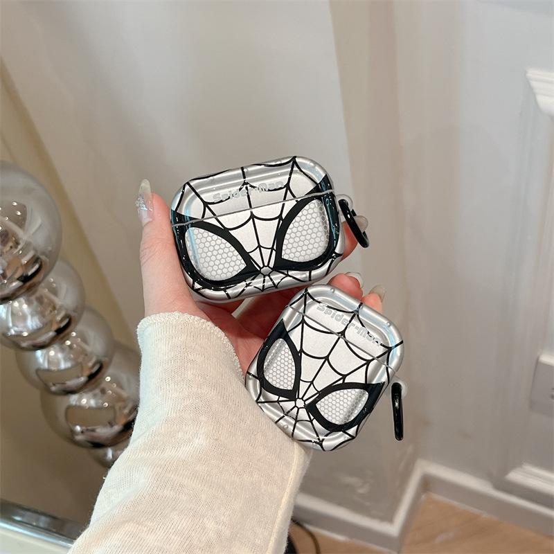 Electroplated spider-man for AirPods 1 apple bluetooth wireless 1/1 generation earphone cover pro1 creative personality men