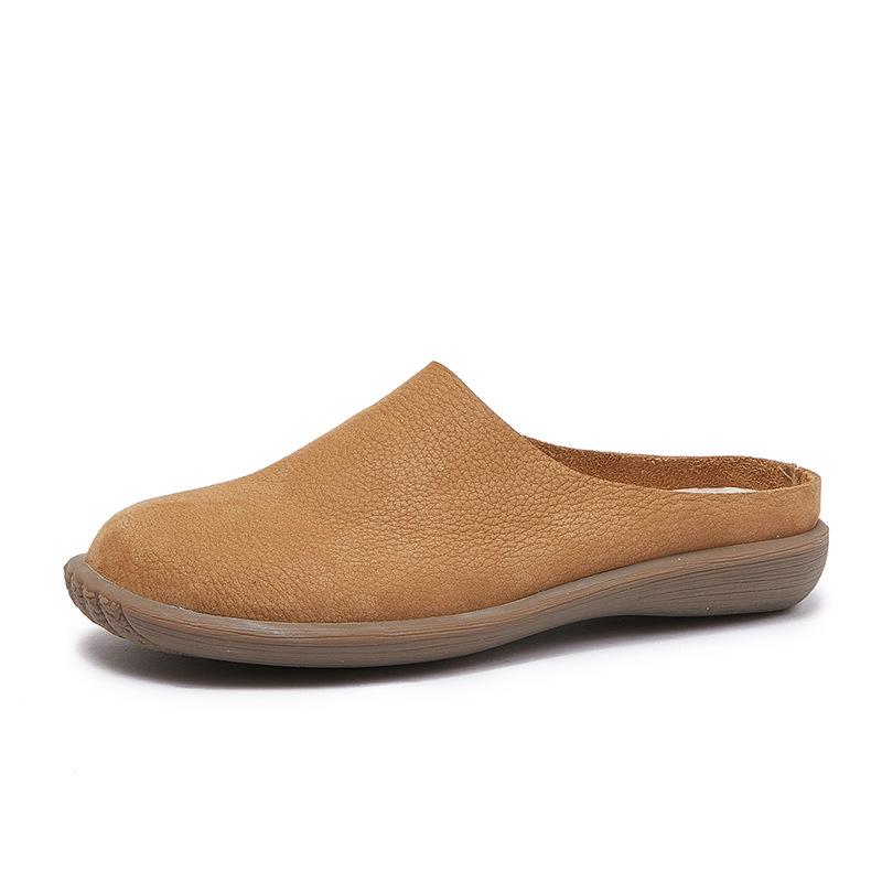 

Весняно-літні балетки з коров ячої шкіри, шльопанці на м якій підошві та з м яким верхом, напівтапочки з натуральної шкіри 40