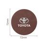Suede Car Coaster Mat Water Cup Slots Non-Slip Pad For Toyota Corolla Yaris Chr Auris RAV4 Land Cruiser Camry Highlander
