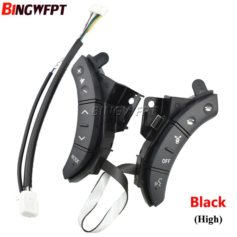 Auto Parts Multi-function Steering Wheel Control Switch Buttons For Toyota Land Cruiser Prado 120 2004-2009 75B037