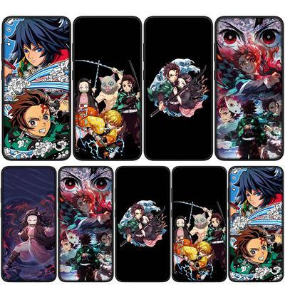 For iPhone 16 15 Xiaomi Redmi Note 14 13 12 11 Pro Max 16e Samsung Galaxy S25 S24 S23 Moto OPPO Huawei Kamado Tanjirou Demon Slayer Nezuko Phone Case