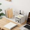 Organisateur de bureau à 2 tiroirs, Grande capacité, pour Bureau, Stylos, Livres et Courrier.