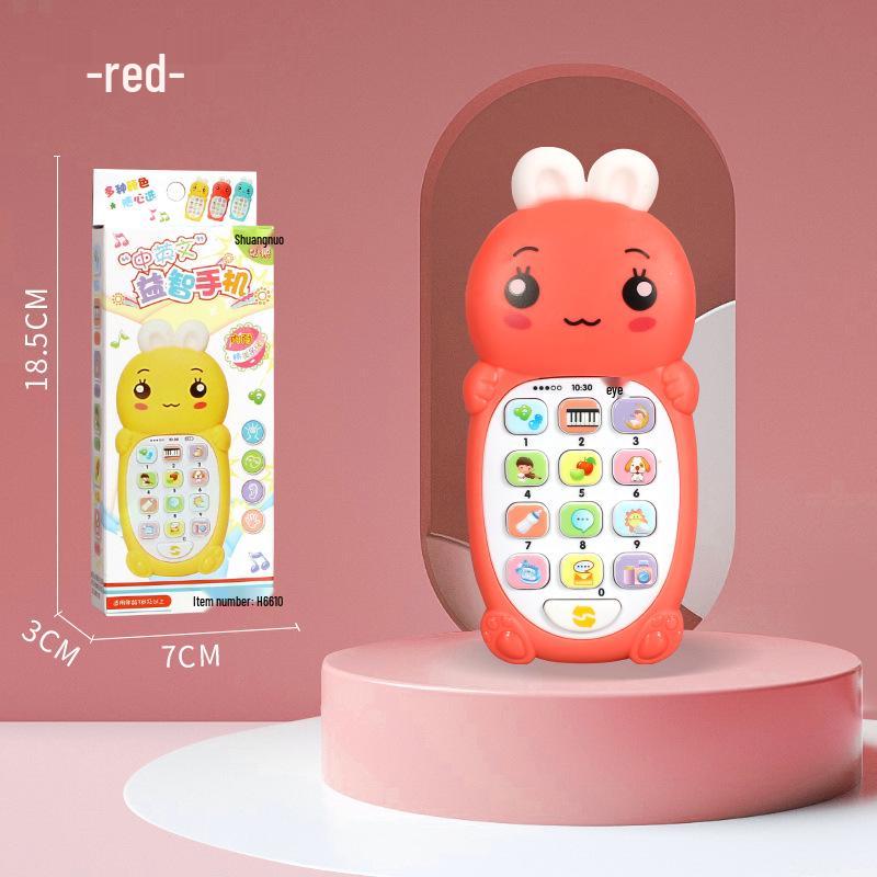 Baby Weich-Beißring Telefon: Frühe Bildung Geschichten Spielzeug für Babys