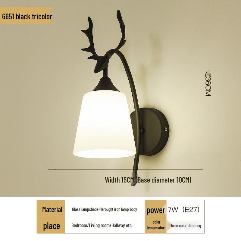 Applique Murale Moderne Chaleureuse pour Chambre à Coucher, Salon, Salle à Manger et Escalier