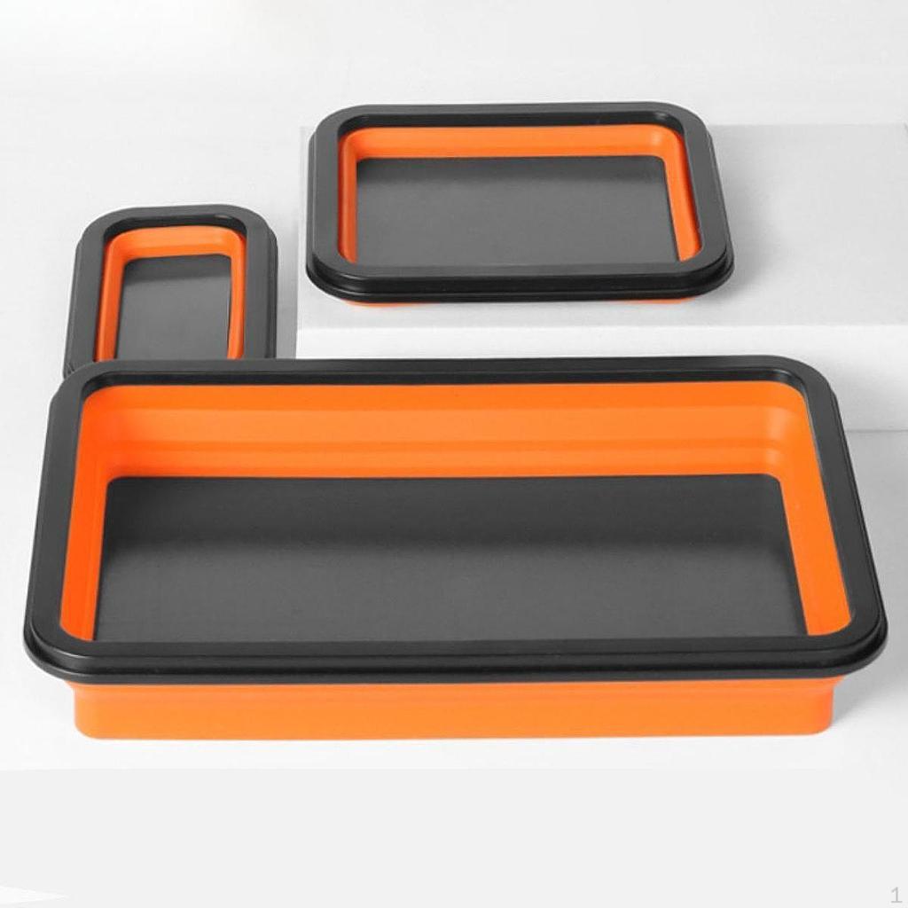 Parts Tray for Tools, Silicone Storage Box Hardware Items