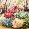 6 Artificial Heads Silk Hydrangea Fake Flower Bridal Bouque Wedding Home Decor