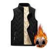 Men's Warm Lambswool Vest - Windproof, Thickened Cotton Jacket for Autumn & Winter