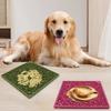Pet Bone Shaped Lick Mat Slow Feeder Anti-Choke Suction Cup Licking Pad for Dogs/Cats